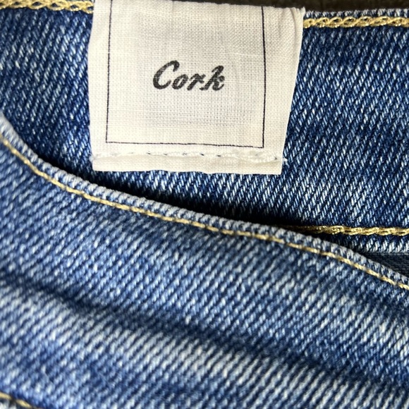 Frank&Eileen Jeans Womens 29 CORK Everyday Jean Straight Leg Raw Hem Button Fly - Picture 12 of 13